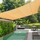 HLXMESH Sun Shade Net,220Gsm,Sand Color,Uv Rate 90%,Sun Shade Cloth For Outdoor Garden Patio Shade Balcony Shades(6X6m)