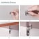 YEYIT 16 Pcs Glass Shelf Support Pegs Glass Shelve Brackets Right Angle Fixing Clip With Suction Cup Base And Screw, For Furniture Cabinet Closet Cupbord Shelf Bookrack Upboard Shelf