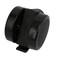 Aexit 2-Inch (Power Supply And Power Module) Diameter M10 Thread Mount Pu Plastic Brake Swivel Replacement Dual Caster Wheel
