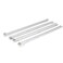 X-DREE 18" Roller Wheel Cabinet Drawer Keyboard Slide Glide Runner White 2 Pairs