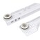 X-DREE 18" Roller Wheel Cabinet Drawer Keyboard Slide Glide Runner White 2 Pairs