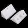 Aexit Furniture Shelf Cabinet Plastic Right Angle Bracket 40Pcs