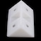 Aexit Furniture Shelf Cabinet Plastic Right Angle Bracket 40Pcs