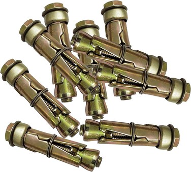 GSK Cut Wall Anchor Bolt Fastener Rust-Proof Rawal Bolt For Concrete Walls (M12)