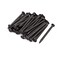 X-DREE 2.5-Inch Length Carbon Steel Point Tip Wall Cement Nail Black 30Pcs