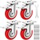 Oasisgalore Set Of 4 Heavy Duty Caster Wheels For Furniture,360 Degree Rotatable Tea Table Moving Wheels Trolley Dolly Wheel (997.90 Kg Load Capacity)