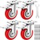Oasisgalore Set Of 4 Heavy Duty Caster Wheels For Furniture,360 Degree Rotatable Tea Table Moving Wheels Trolley Dolly Wheel (997.90 Kg Load Capacity)