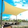 Mofish Sun Shade Sail Rectangle Waterproof Weather Resistant UV Block Canopy With Rope For Patio Garden Outdoor Activities (Khaki, 3X5m)