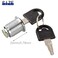 Juliyeh 2 Pcs Cam Locks,Drawer Cabinet Locking,Security Cabinet Lock For Door,20mm Length Zinc Alloy Cupboard Locker Letter Box Locks Silver(The Key Of Each Lock Is Different)