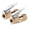 CZC AUTO Heavy Duty Brass Air Chuck, Closed Flow Straight Tire Chuck With Lock-On Clip, 1/4" Fnpt Tyre Chuck For Tire Inflator Pressure Gauge Air Pump Compressor Accessories, 2 Pack