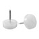 NJM PVC Nail White Floor Protection From Scratch, 24 Pieces