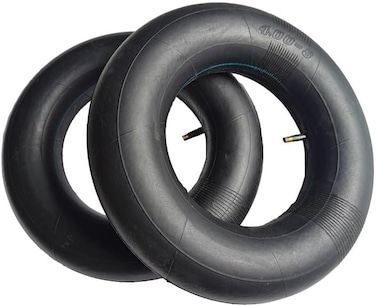 Cdofa 2 Pcs 4.00-8 Wheelbarrow Inner Tubes With Tr-13 Straight Valve Inflatable Inner Tube Replacement For Hand Trucks Carts Trolley And More