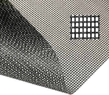 Tooltriz Pet Proof Window Screen Replacement Kit, 48&ldquo; X 100" Upgraded Thicken Charcoal Fiberglass Mesh For Sliding Pet Screen Door Repair Kit - Screen Door Protector For Dogs Patio Screen Mesh