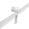 KXLIFE Wall Mount Brackets For Flexible Curtain Track, Bendable Curtain Track Wall Mounting Hardware (10 Pcs)