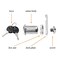 Kitmose Ksmiley Cabinet Cam Lock Set, 2 Pack Keyed Alike 25mm Cylinder Cam Locks Secure File Drawer Dresser Rv Cylinder Replacement Lock Hardware, Chrome-Finish Zinc Alloy