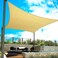 Mofish Rectangle UV Block Sun Shade (Khaki, 4 X 6m)