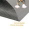 Tooltriz Pet Proof Window Screen Replacement, 39&ldquo; X 100" Upgraded Thicken Charcoal Fiberglass Mesh For Sliding Pet Screen Door Repair Kit - Screen Door Protector For Dogs Patio Screen Mesh