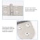 SUNESA Door Hinges Stainless Steel Flap Hinge Folding Hinge Chair Bed Fixed Connection Accessories Table Top Round Table Hinge (8/20 Packs) Cabinet Hinges Door Hardware (Size : 8 Packs)