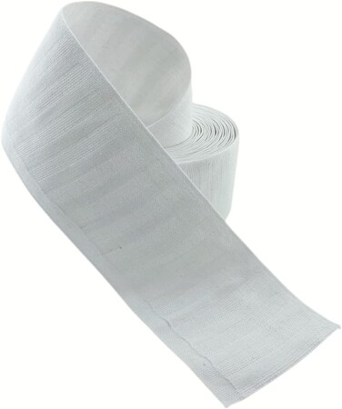 Olgamo Zhijiage Cotton 3.2 Inch Curtain Heading Deep Pinch Pleat White Tape (20-Yard)