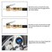CZC AUTO Heavy Duty Brass Air Chuck, Closed Flow Straight Tire Chuck With Lock-On Clip, 1/4" Fnpt Tyre Chuck For Tire Inflator Pressure Gauge Air Pump Compressor Accessories (Brass, 4 Pack)