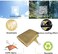 GEBIN Triangle Water Resistant Garden Patio Sun Shade Sail Canopy, Outdoor Terrace Paddock Party UV Protection Waterproof Sunscreen (Brown,3X3X3m)