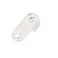 Uxcell Sourcingmap Oval Wardrobe Hanging Rail Rod End Bracket Support Silver Tone 2Pcs