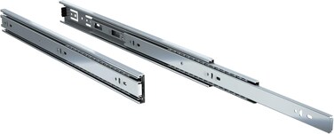 TCH Hardware 20" Inch 100 lb Steel Full Extension Ball Bearing Drawer Slides - Kitchen Cabinet Desk Draw