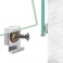 Sunjun Sunjun-001 Set Of 8 Heavy Duty Wall Mirror Brackets With Plastic Stopper And Screws For Hanging, (Sunjun-001)
