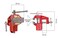 GLOBUS Cast Iron Baby Vice- (50 mm, Red)