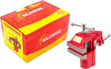 GLOBUS Cast Iron Baby Vice- (50 mm, Red)