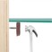 Corner Cabin Pack Of 100 Pcs, Plastic Shelf Support Bookshelf Pegs, Cabinet Furniture Glass Wood Shelf Holder Pins, Bookcase Shelf Brackets,Brown White