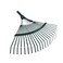 Yardwe Leaf Rake Shrub Rake Garden Leaf Clean Up Tools For Weed Deciduous Grass (Green)