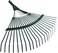 Yardwe Leaf Rake Shrub Rake Garden Leaf Clean Up Tools For Weed Deciduous Grass (Green)