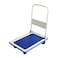 ZQY Mobile Platform Trolley Foldable Easy To Store Weight-Bearing 330Lb Universal Swivel Wheel Warehouse Flatbed Small Trailer Pull Cargo Truck Hand-Drawn Four-Wheeled Trolley