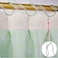 Nydotd 58 Pcs Metal Curtain Hooks Silver Rustproof Stainless Steel Plated Nickel Hooks Heavy-Duty Offset Pin-On Drapery Hooks For Window Curtain Door Curtain And Shower Curtain(1.2" X 1")