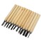 Generic 12 Pcs Carbon Steel Wood Carving Chisel Set For Kids And Beginners. Knives For Woodworking And Engraving. Equipped With Easy To Use Wood Handles.
