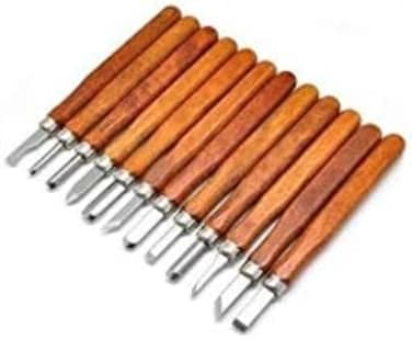 Generic 12 Set Carbon Steel Wood Carving Tools Knife Kit