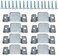 Tiberham Flush Mount Bracket, Tiberham Sectional Sofa Interlocking Clip Furniture Connector, Heavy Duty Connecting Bracket For Large Picture Display Headboard Wall Hardware (4 Pairs)