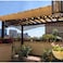 GHHZZQ Balcony Privacy Screen, Permeable Balcony Cover, Sunblock Shade Cloth, Sun Shade Sail For Pool Pergola Swimming Pool (Color : Beige, Size : 3X3m)