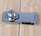 Secfanya Hao-1 Keyed Twist Knob Keyed Chrome Plated Hasp Lock With Keys For Door