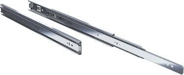 TCH Hardware 24" Inch 100 lb Steel Full Extension Ball Bearing Drawer Slides - Kitchen Cabinet Desk Draw