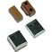 NJM Wadrobe 315 Square Box Type Shelf Fitting Brown Cupboard, 25 Pieces