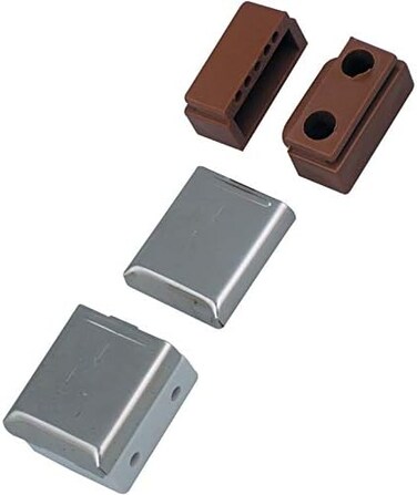 NJM Wadrobe 315 Square Box Type Shelf Fitting Brown Cupboard, 25 Pieces