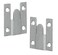 Merriway Bh00056 (10 Pcs) Standard Flush Mounts, Interlocking Sofa Connector Brackets 35mm (1.3/8 Inch) Square - Pack Of 5 Pairs