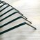 Yardwe 2Pcs Garden Leaf Rake Carbon Steel 22-Teeth Poly Shrub Grass Rake With Wood Handle For Lawn Quick Clean Up (Random Color)