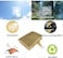 GEBIN Triangle Water Resistant Garden Patio Sun Shade Sail Canopy, Outdoor Terrace Paddock Party UV Protection Waterproof Sunscreen (Brown,2X2X2m)