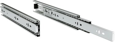 TCH Hardware 12" Inch 100 lb Steel Full Extension Ball Bearing Drawer Slides - Kitchen Cabinet Desk Draw