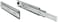 TCH Hardware 12" Inch 100 lb Steel Full Extension Ball Bearing Drawer Slides - Kitchen Cabinet Desk Draw