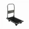 JJSFJH Trolley Portable Adjustable Large Chassis Hand Cart Extended Platform Platform Hand Sack Truck Trolley Transport Heavy Non-Slip Surface
