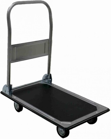 JJSFJH Trolley Portable Adjustable Large Chassis Hand Cart Extended Platform Platform Hand Sack Truck Trolley Transport Heavy Non-Slip Surface